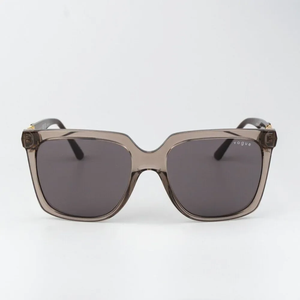 SALE! Vogue Women Sunglasses Transparent Brown Square VO5476SB 29407N54 NEW